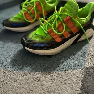 MENS adidas Neon Green and Black Sneakers